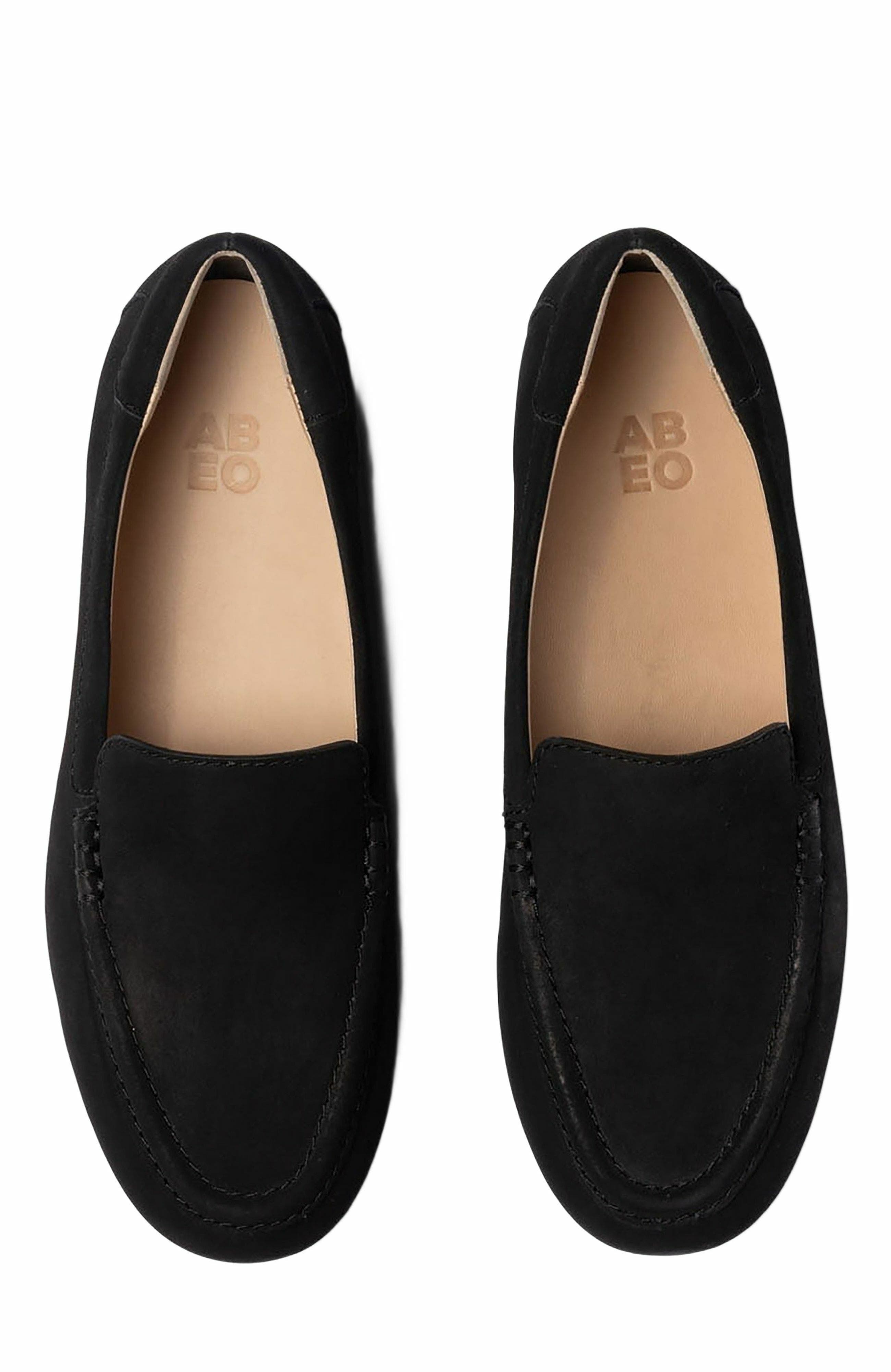 ABEO Harbor Loafer, Alternate, color, Black Nubuck - Regular