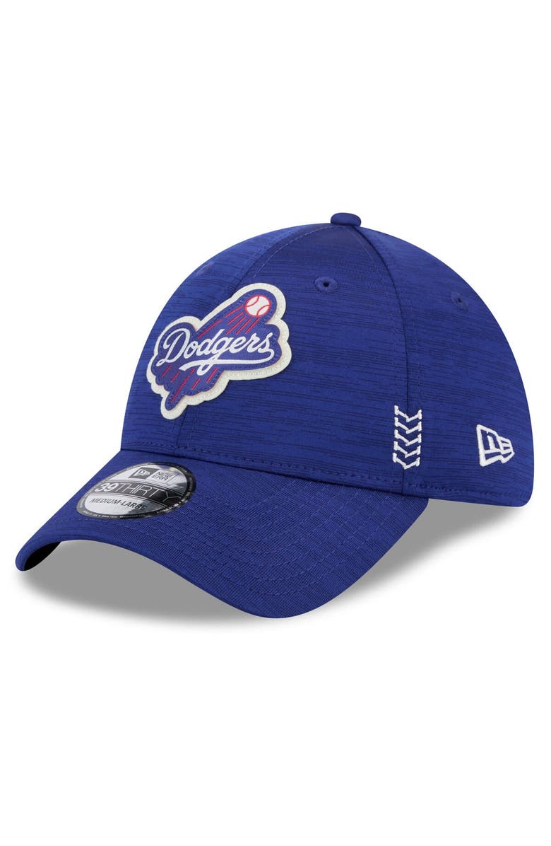 New Era Men's New Era Royal Los Angeles Dodgers 2024 Clubhouse 39THIRTY Flex Fit Hat, Main, color, Royal