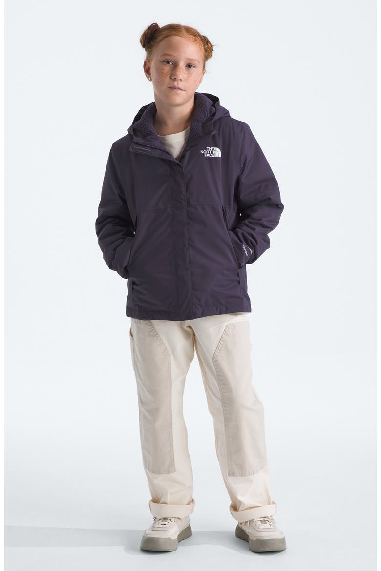 Kids' Antora Hooded Waterproof Rain Jacket, Alternate, color, ENDLESS DUSK