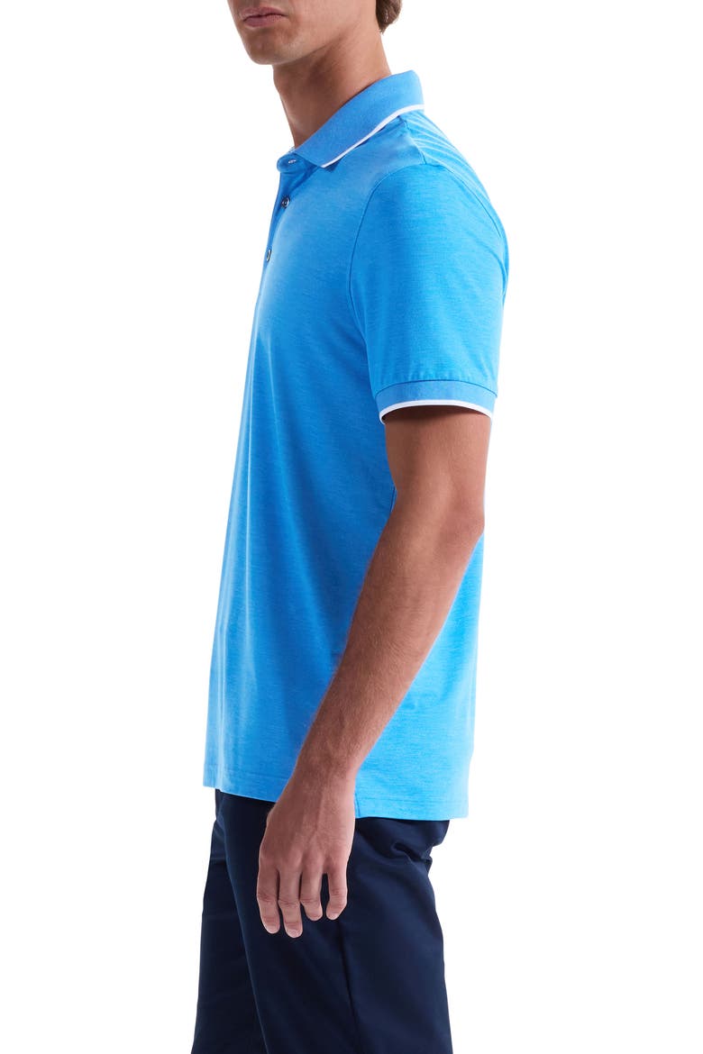 Three-Button Performance Polo, Alternate, color, CLASSIC BLUE