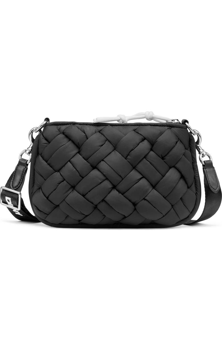 DKNY Nadia Crossbody Bag, Alternate, color, Black/Silver