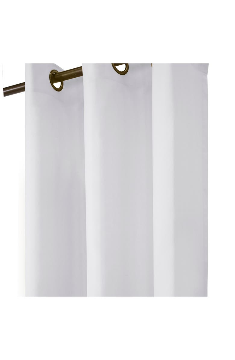 Outdoor Decor by Commonwealth Set of 2 Cotton Curtain Panels, Alternate, color, White