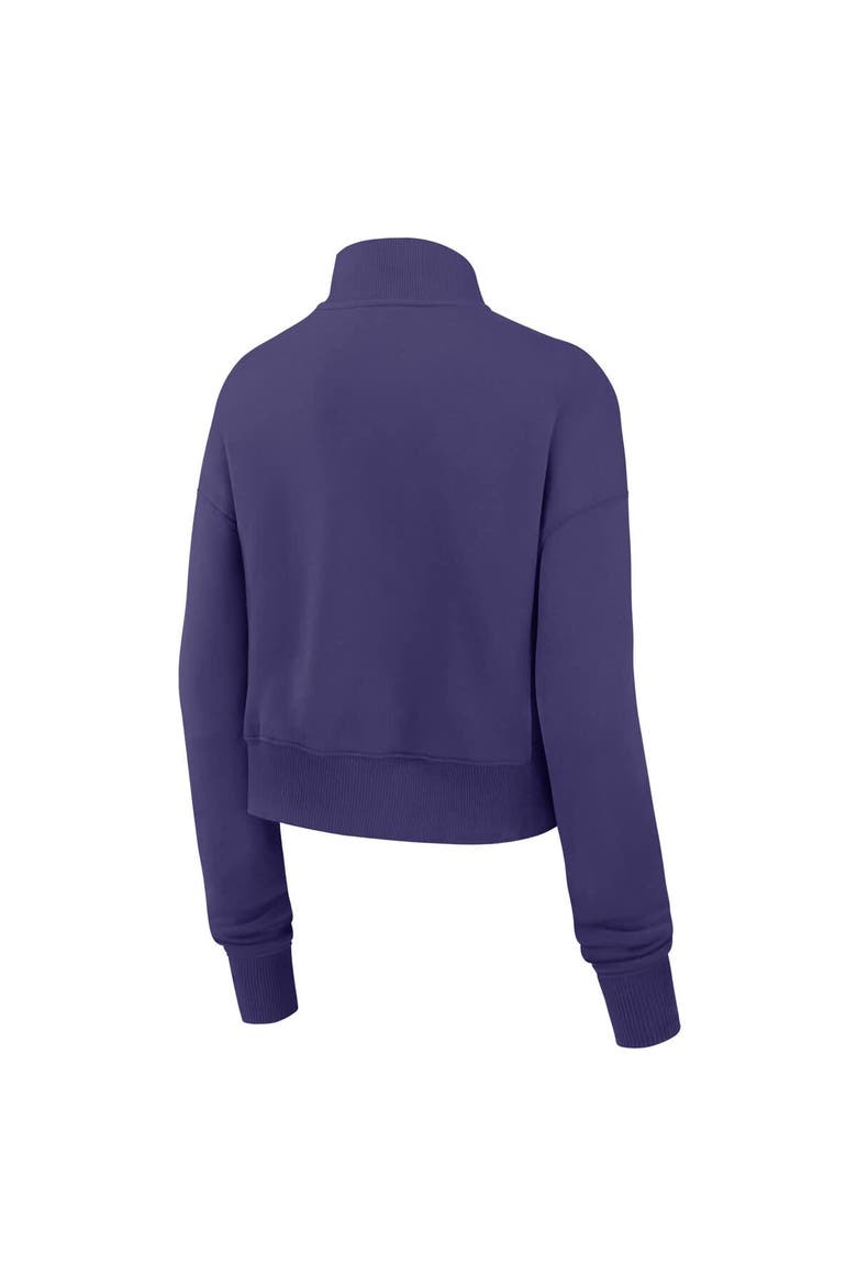 Women's Nike Purple Baltimore Ravens Primetime Phoenix Half-Zip Sweatshirt, Alternate, color, Purple