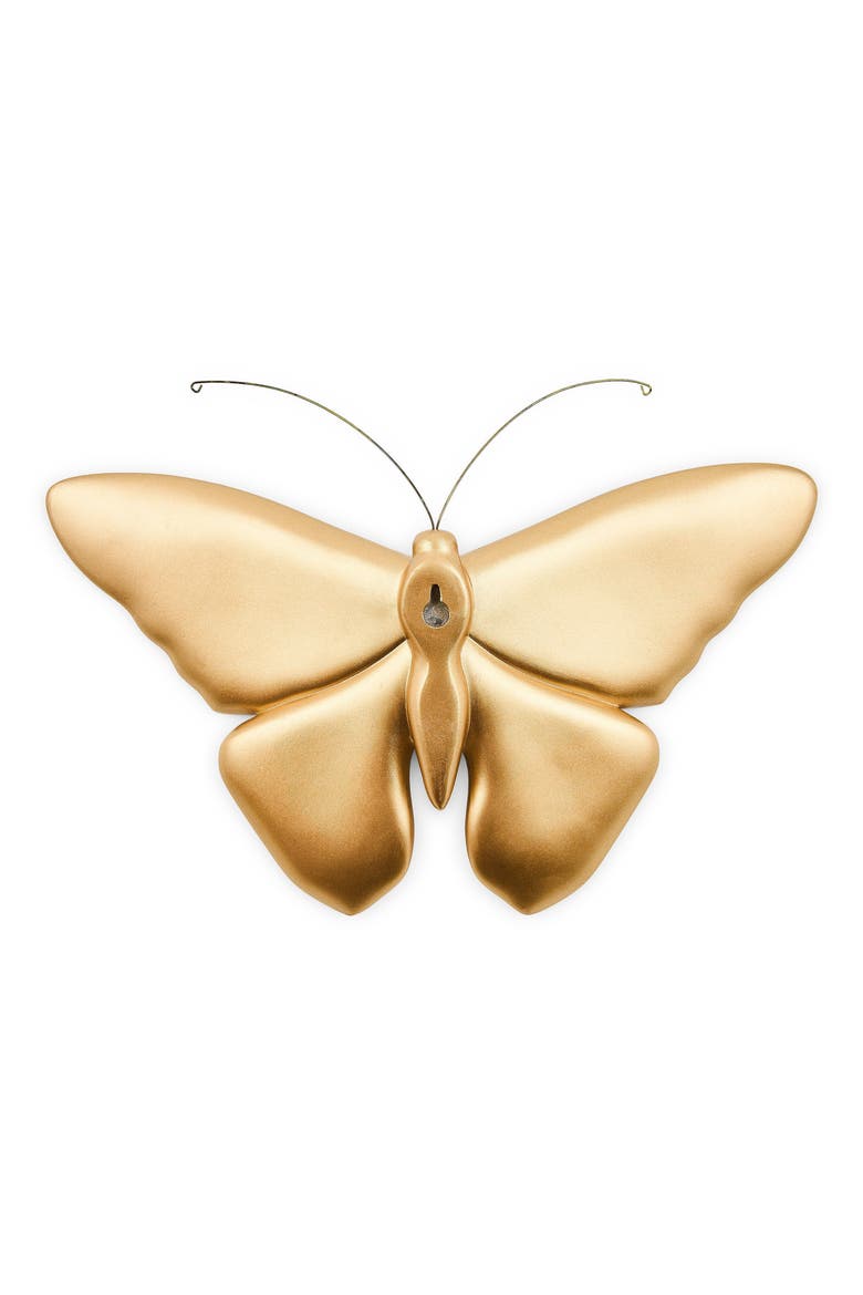 Violet Check Butterfly Wall Decor, Alternate, color, VIOLET
