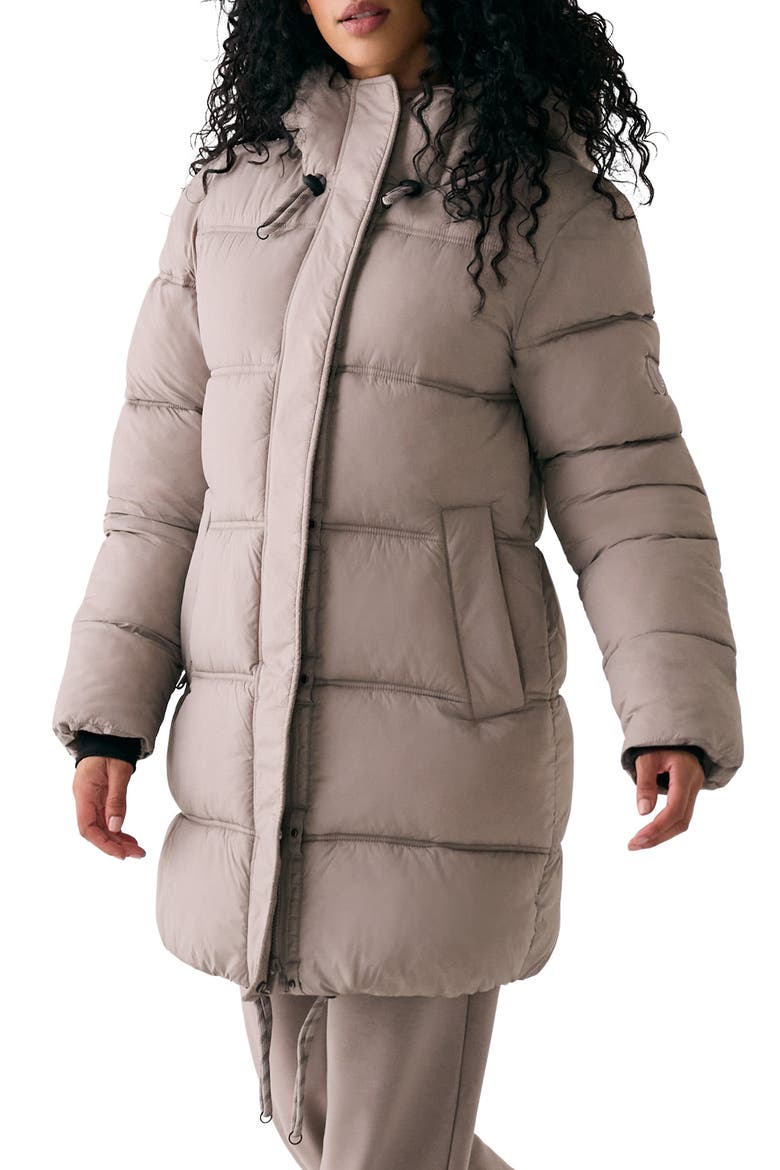 PrimaLoft® Puffer Jacket, Main, color, PEBBLE