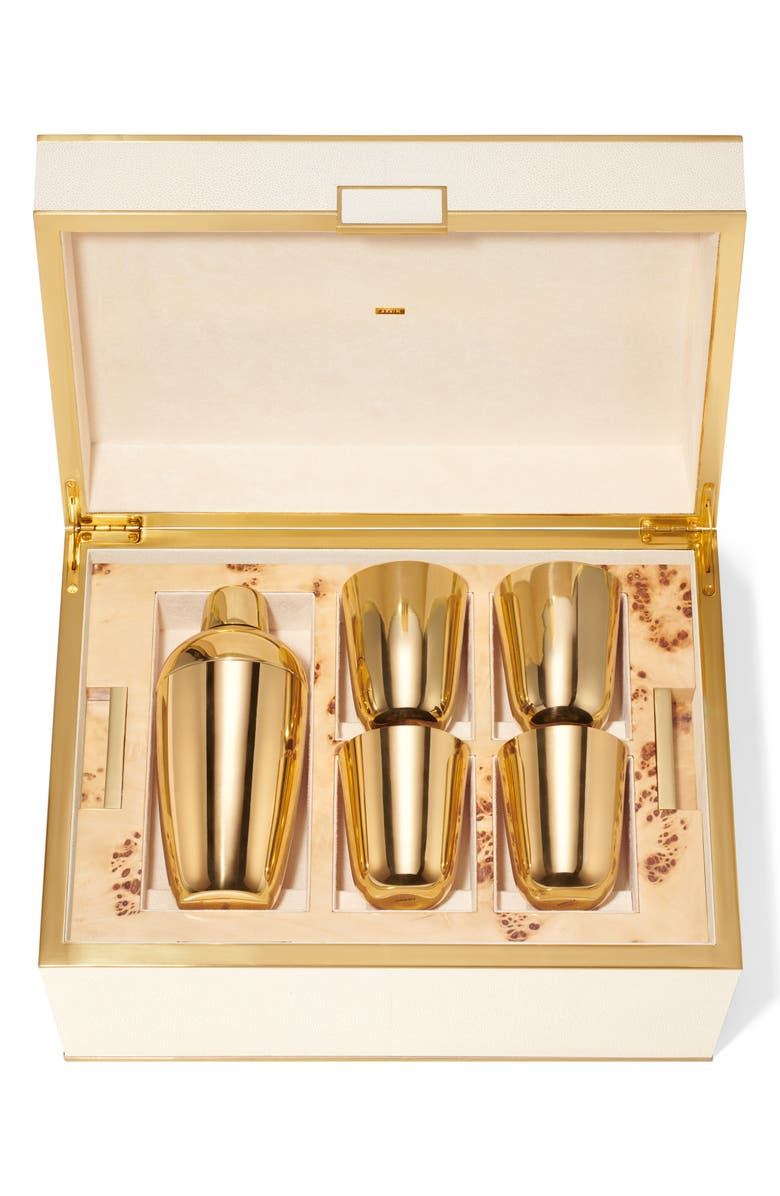 Aerin 21-Piece Shagreen Bar Set, Alternate, color,