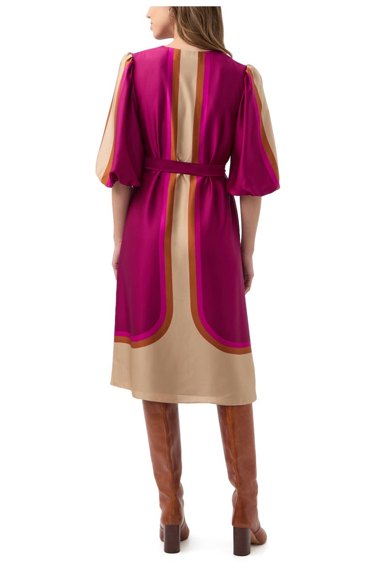 Trina Turk Linden Printed Knee Length Dress, Alternate, color, Multi