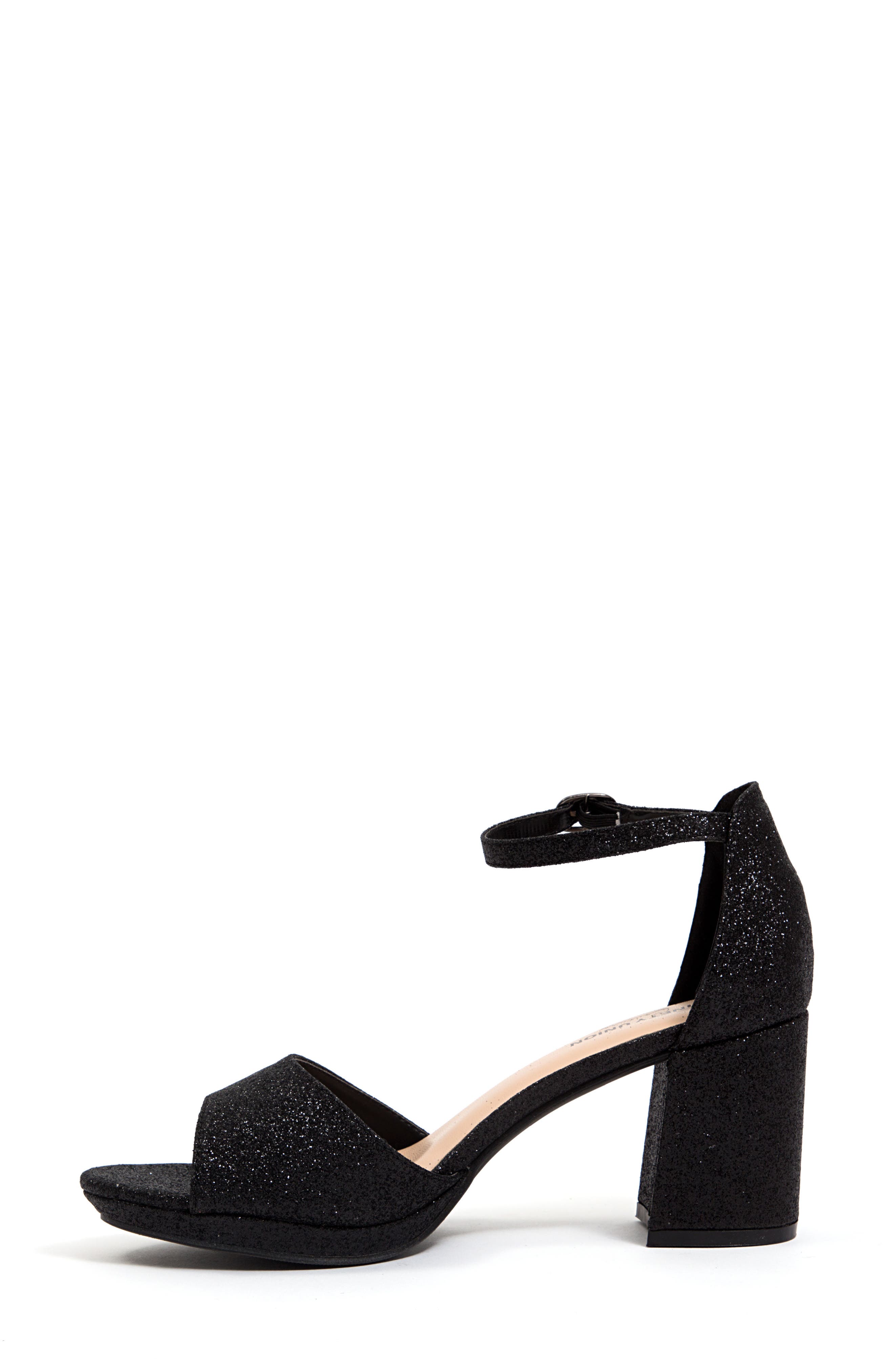NINETY UNION Jassy Block Heel Sandal, Alternate, color, Black