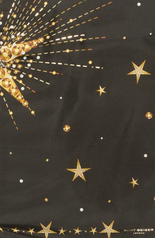 Shop Kurt Geiger London Star Print Silk Square Scarf