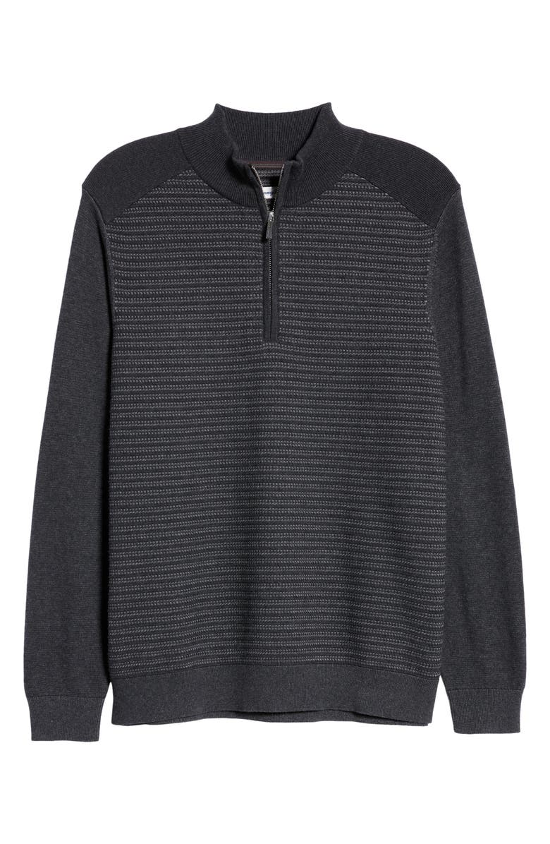 Tommy Bahama Seaport Stripe Half Zip Pullover, Alternate, color,