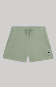 Dalix Womens Astronaut Midweight Washed Fleece Shorts