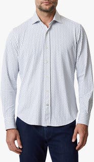 34 Heritage Ocean Dot Button-Up Shirt
