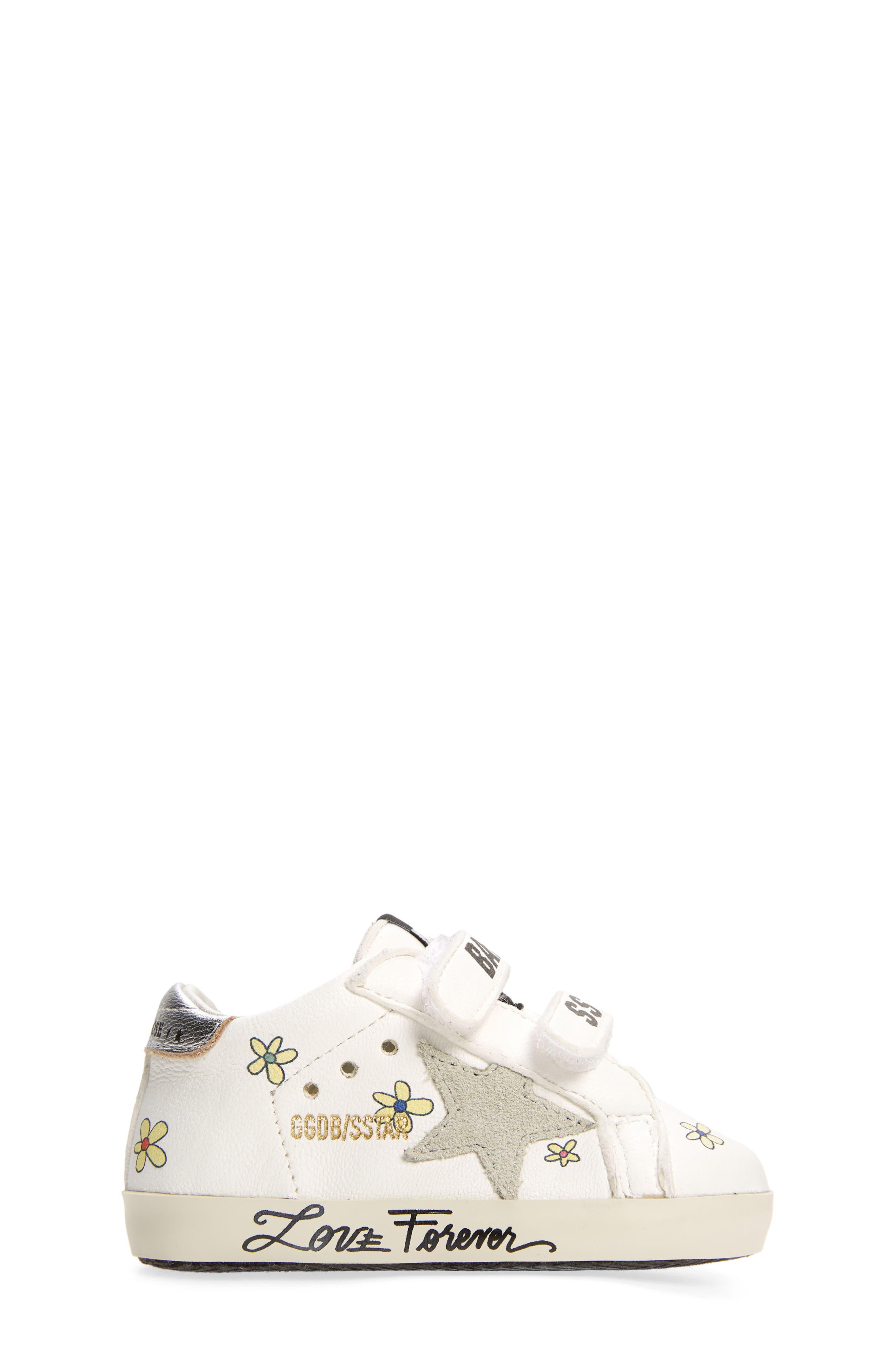 Golden Goose Old School Flower Sneaker, Alternate, color, 
