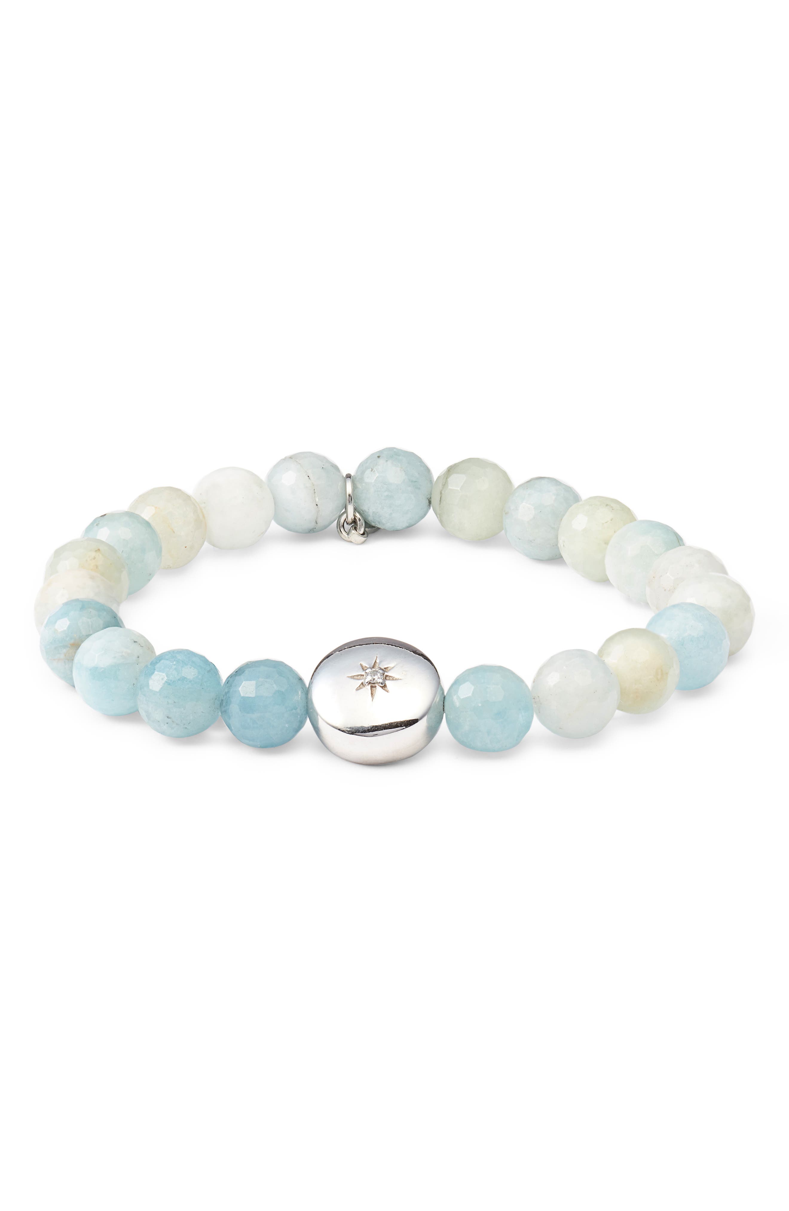 selected SILVER/ AQUAMARINE