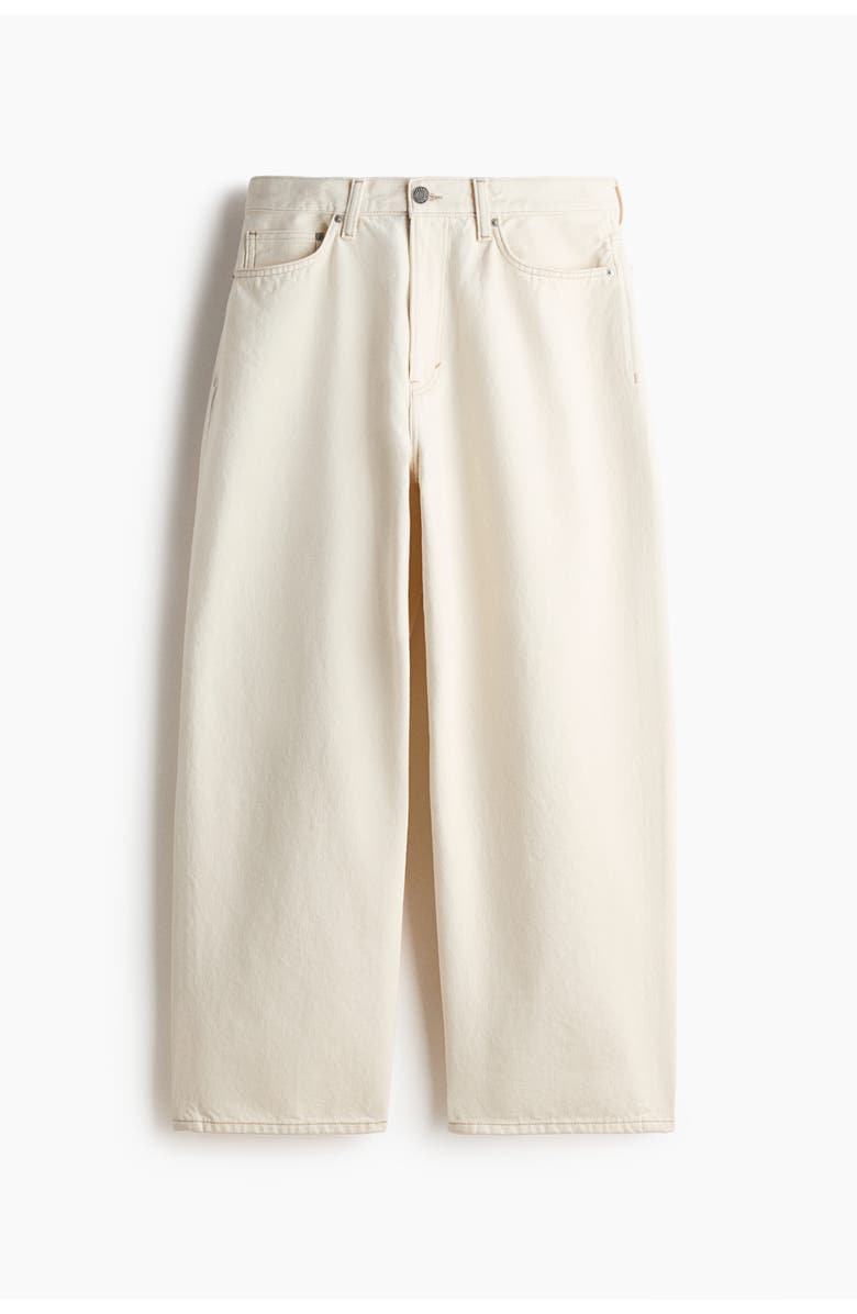 H&M Baggy Jeans, Main, color, Light Beige