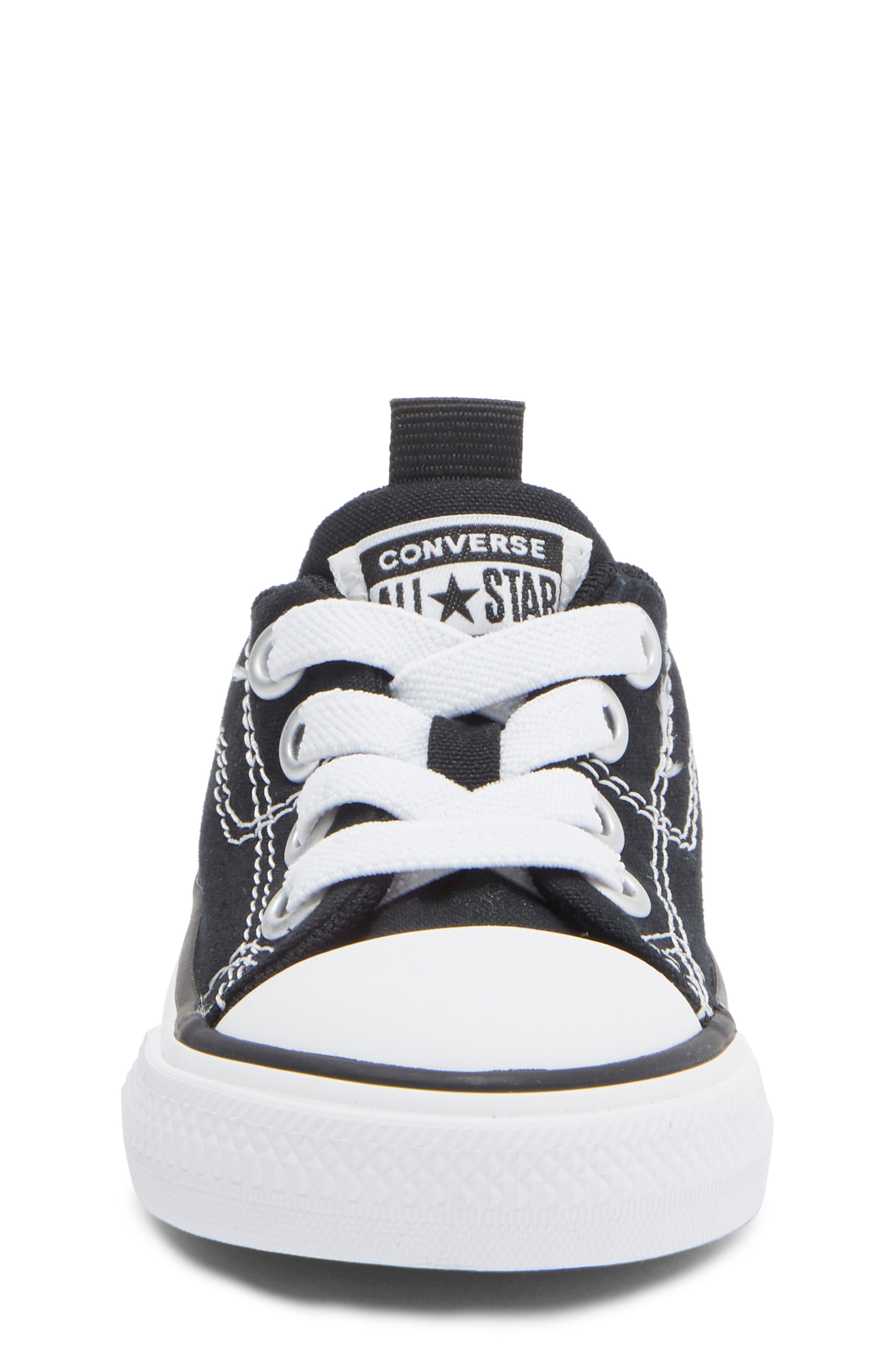 Converse Kids' Chuck Taylor<sup>®</sup> All Star<sup>®</sup> Low Top Sneaker, Alternate, color, Black/ White