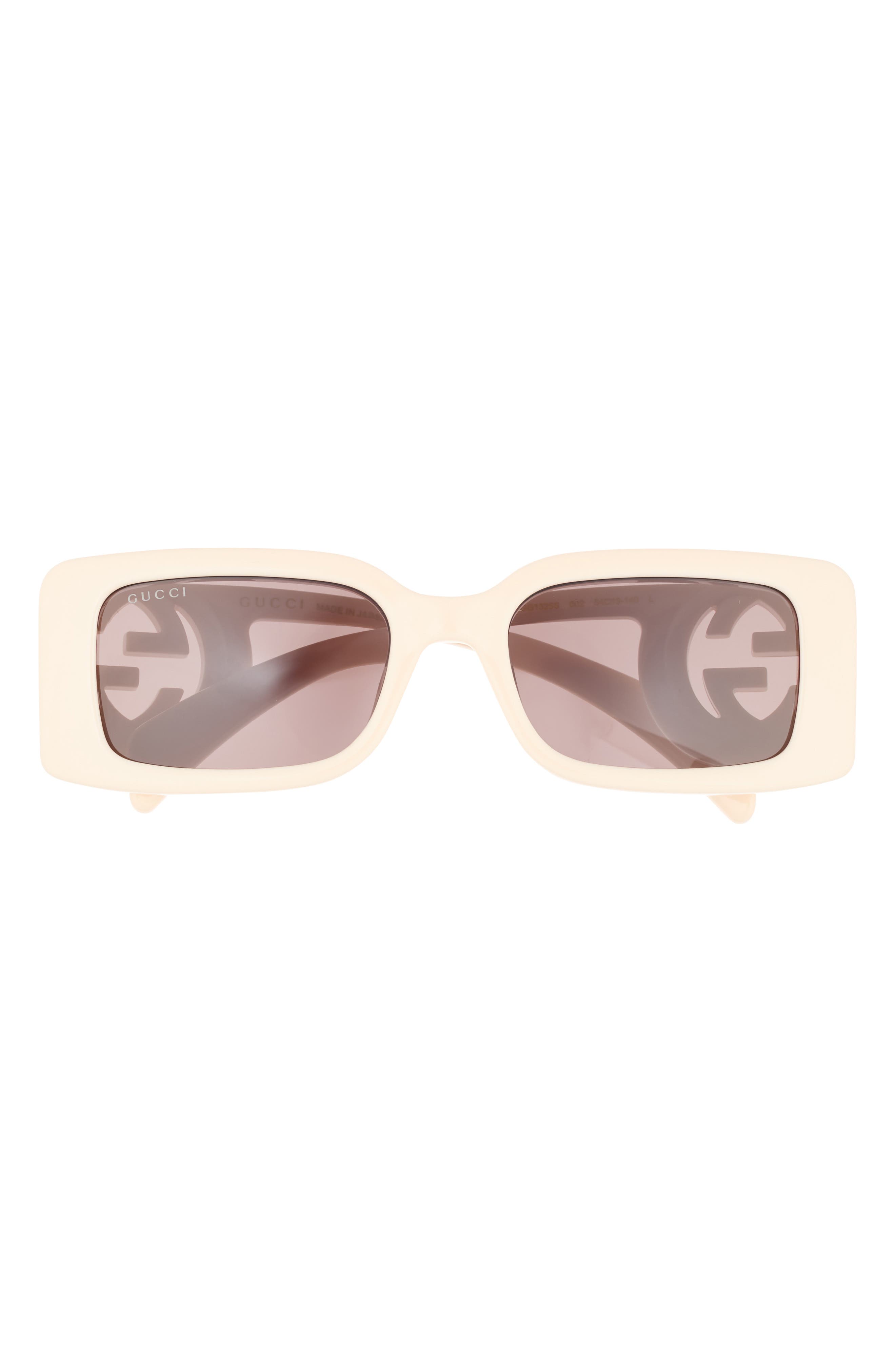 Gucci 54mm Rectangular Sunglasses