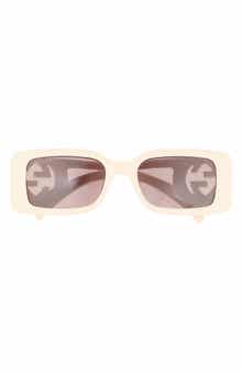 Gucci 54mm Rectangular Sunglasses