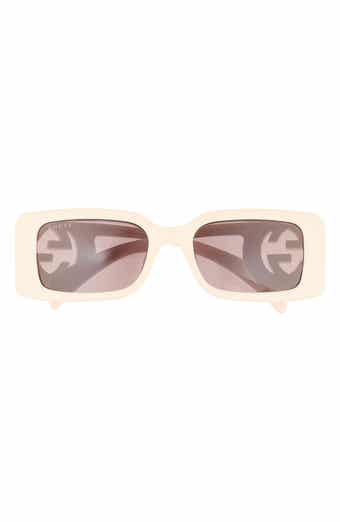 Gucci 54mm Rectangular Sunglasses
