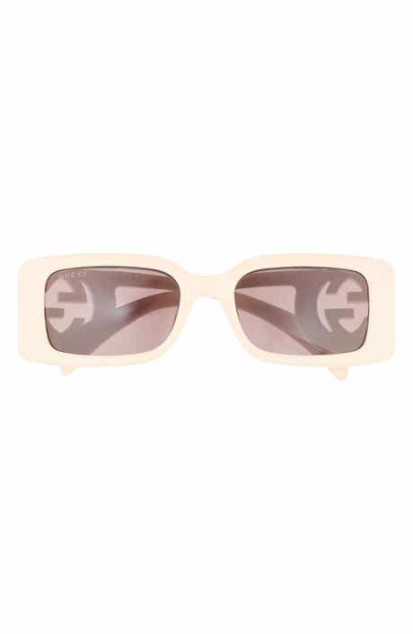 Gucci 54mm Rectangular Sunglasses
