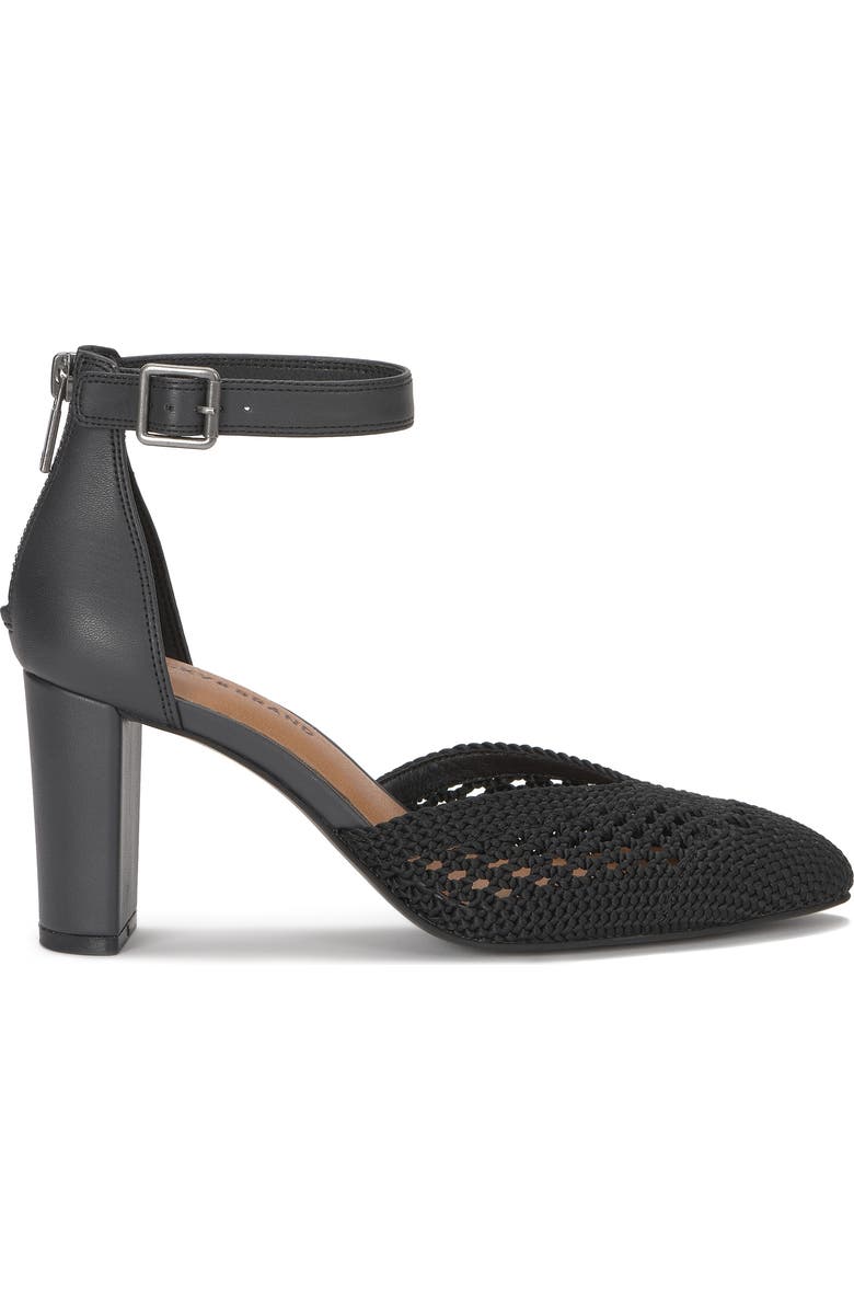 Lucky Brand Myloni Pointed Toe Pump, Alternate, color, Black/ Black Knshll