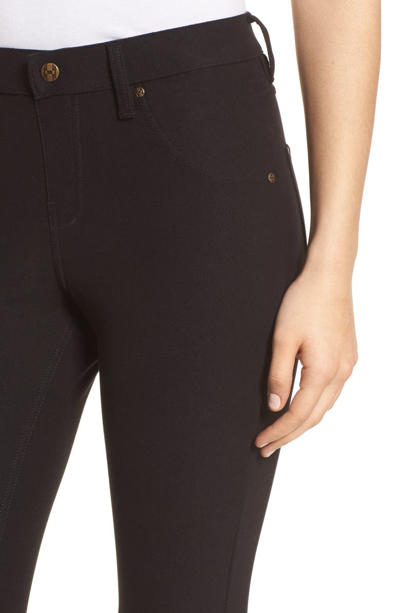 Hue Split Hem Denim Leggings, Alternate, color,