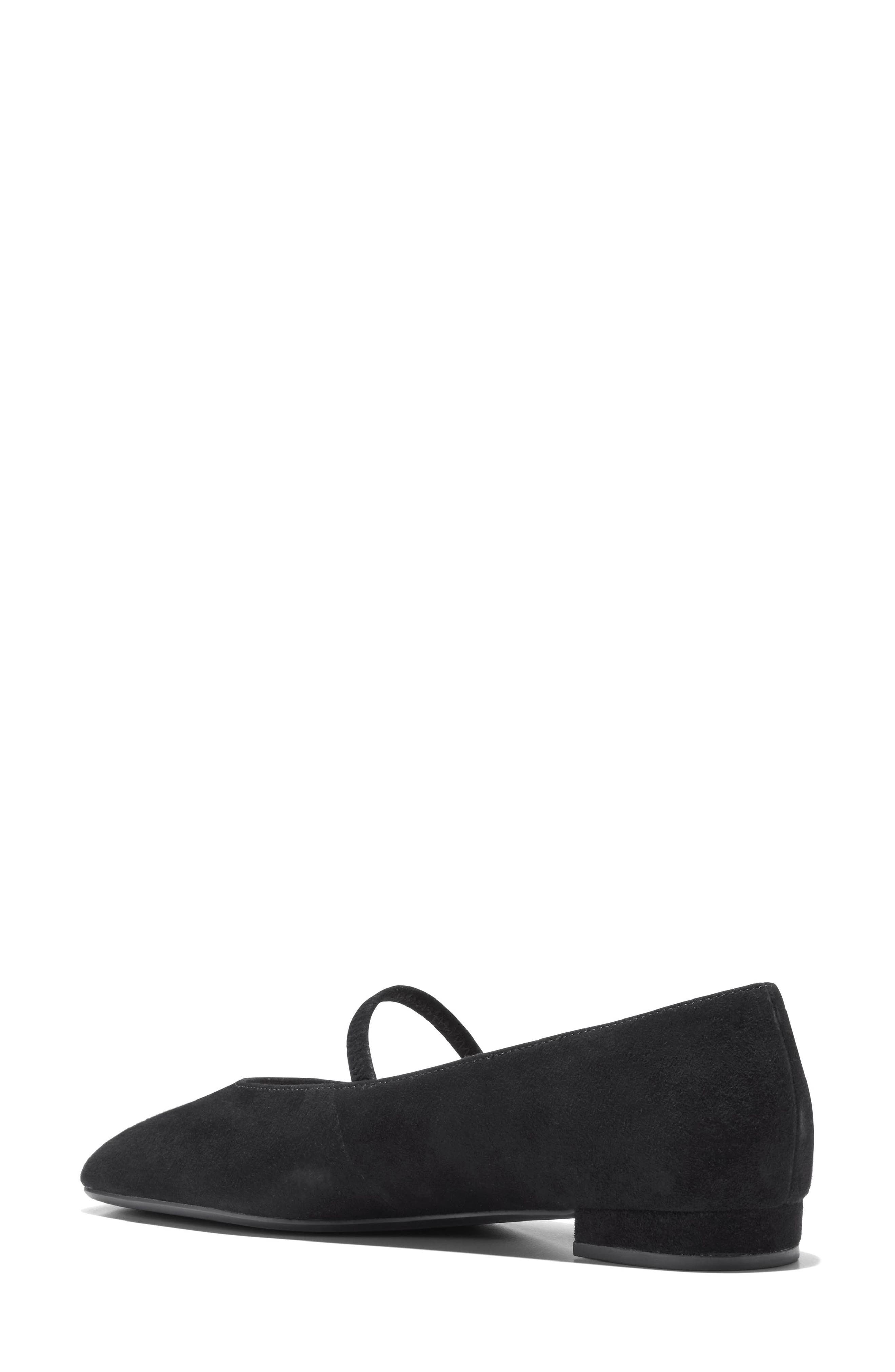 Go-To Valinda Mary Jane Flat, Alternate, color, BLACK SUEDE