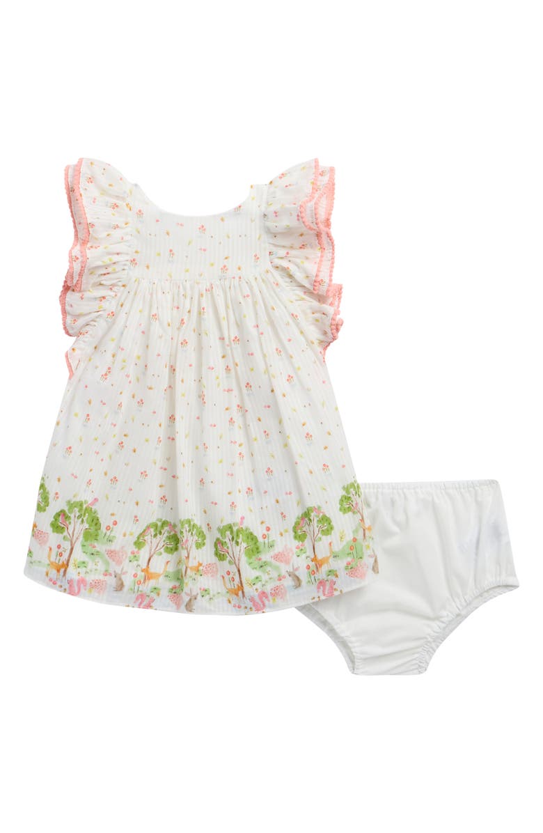 Pippa & Julie Magdalena Woodland Dress, Main, color, White