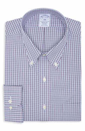 Regular Fit Non-Iron Checked Button-Down Shirt