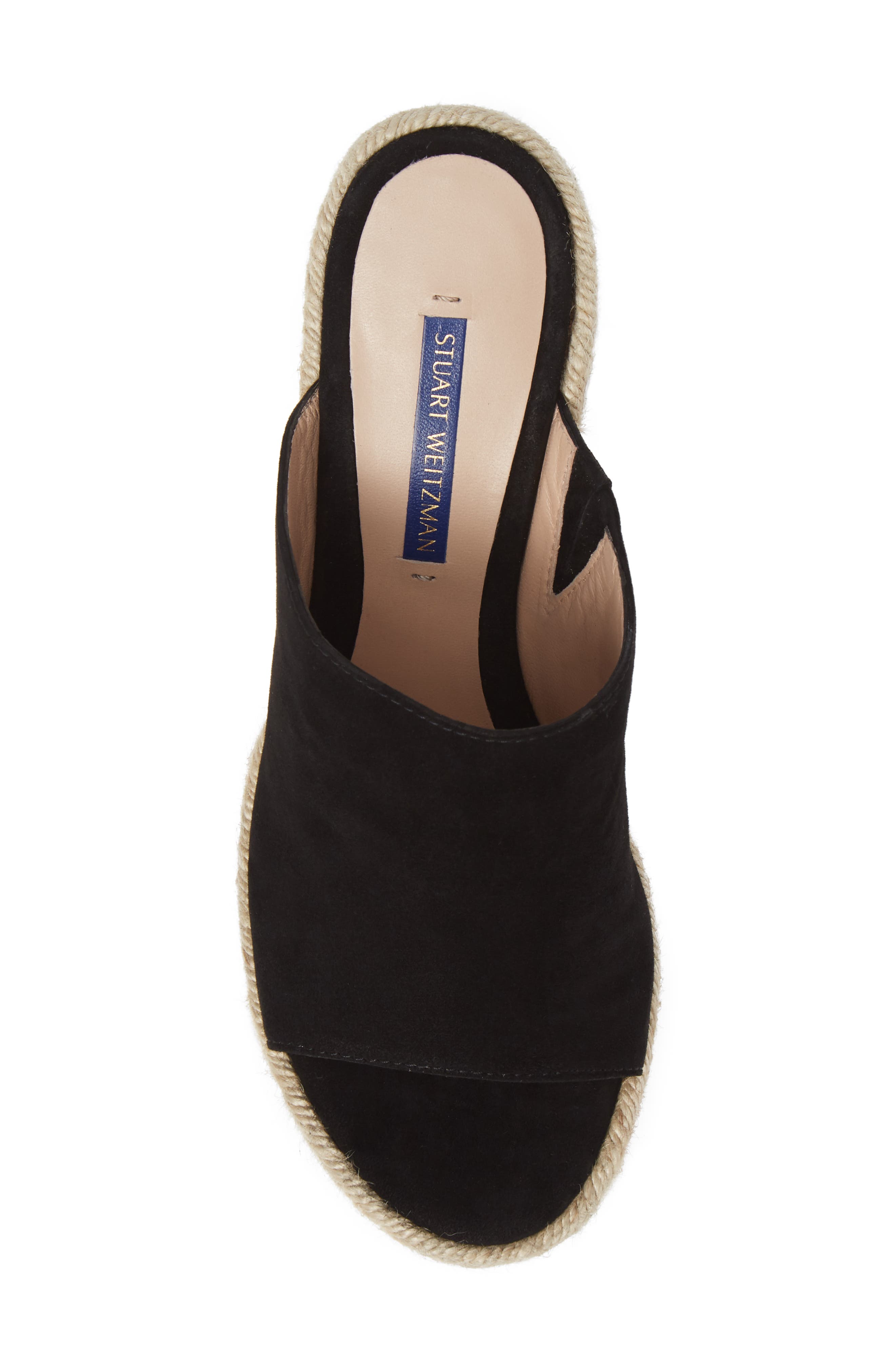 Stuart Weitzman Marabella Slide Espadrille Sandal - Wide Width Available, Alternate, color, 