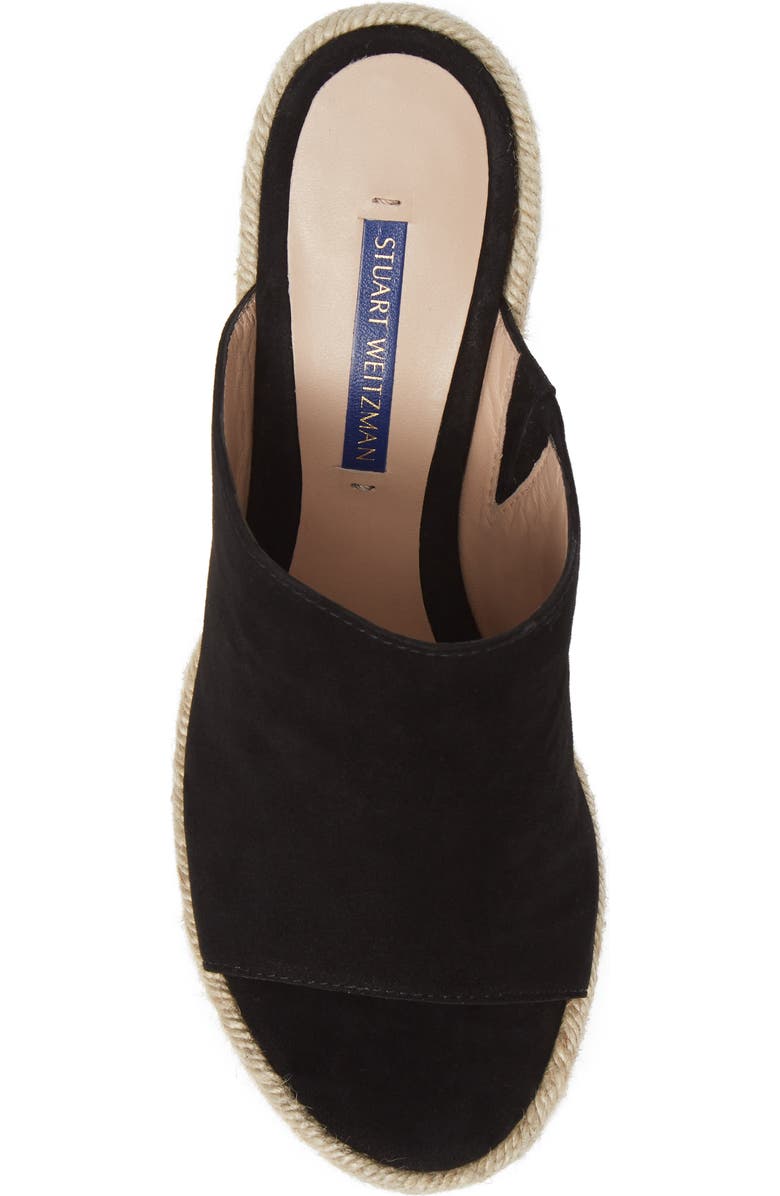 Stuart Weitzman Marabella Slide Espadrille Sandal - Wide Width Available, Alternate, color,