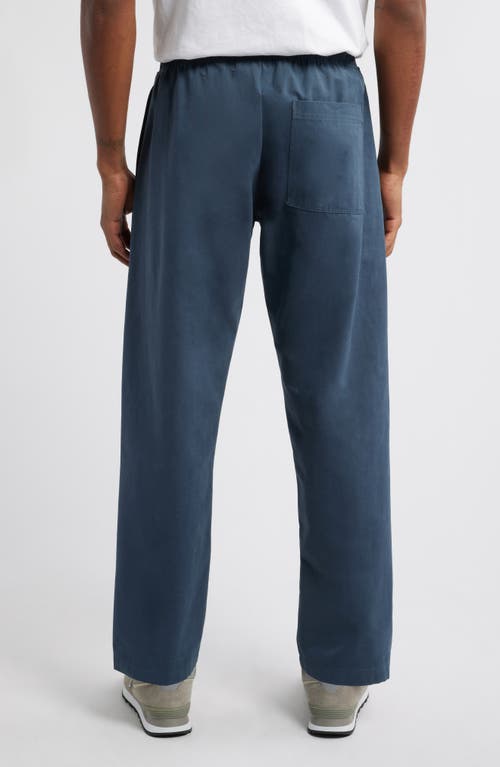 Standard Issue Pd Cotton Blend Drawstring Slacker Pants In Slate