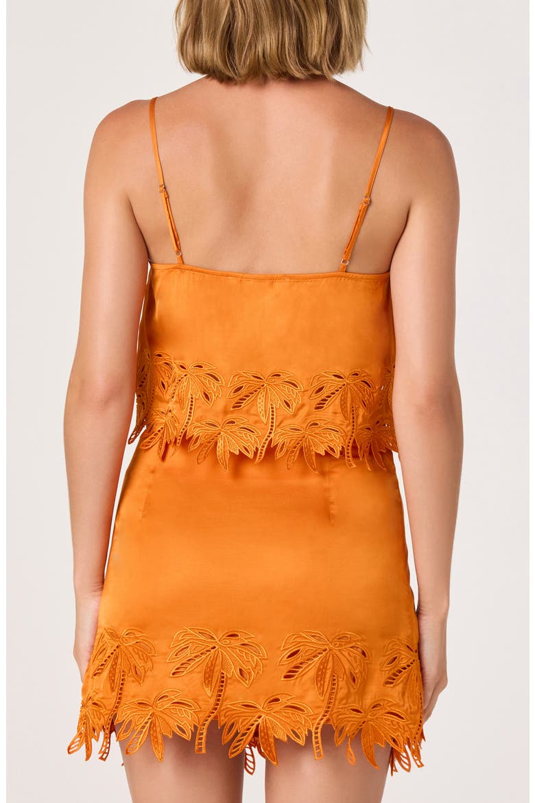 Dawn Embroidery Detail Camisole, Alternate, color, SUNSET