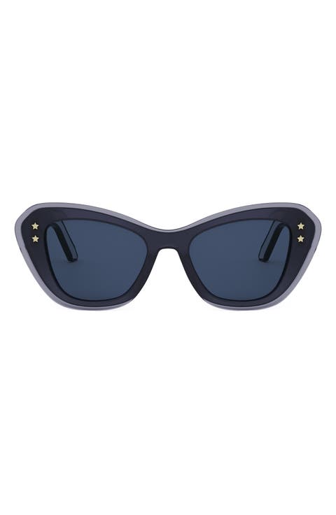 'DiorPacific B3U 52mm Butterfly Sunglasses