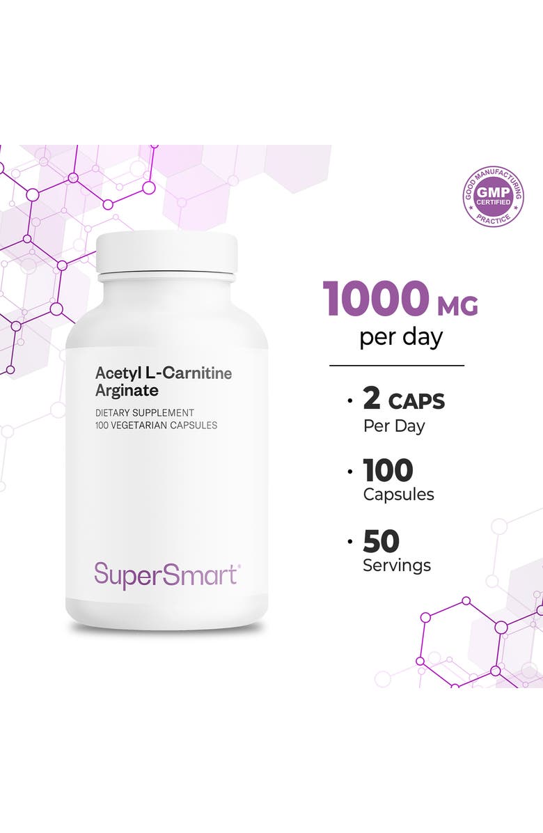 SuperSmart Acetyl L-Carnitine Arginate, Alternate, color, NO COLOR