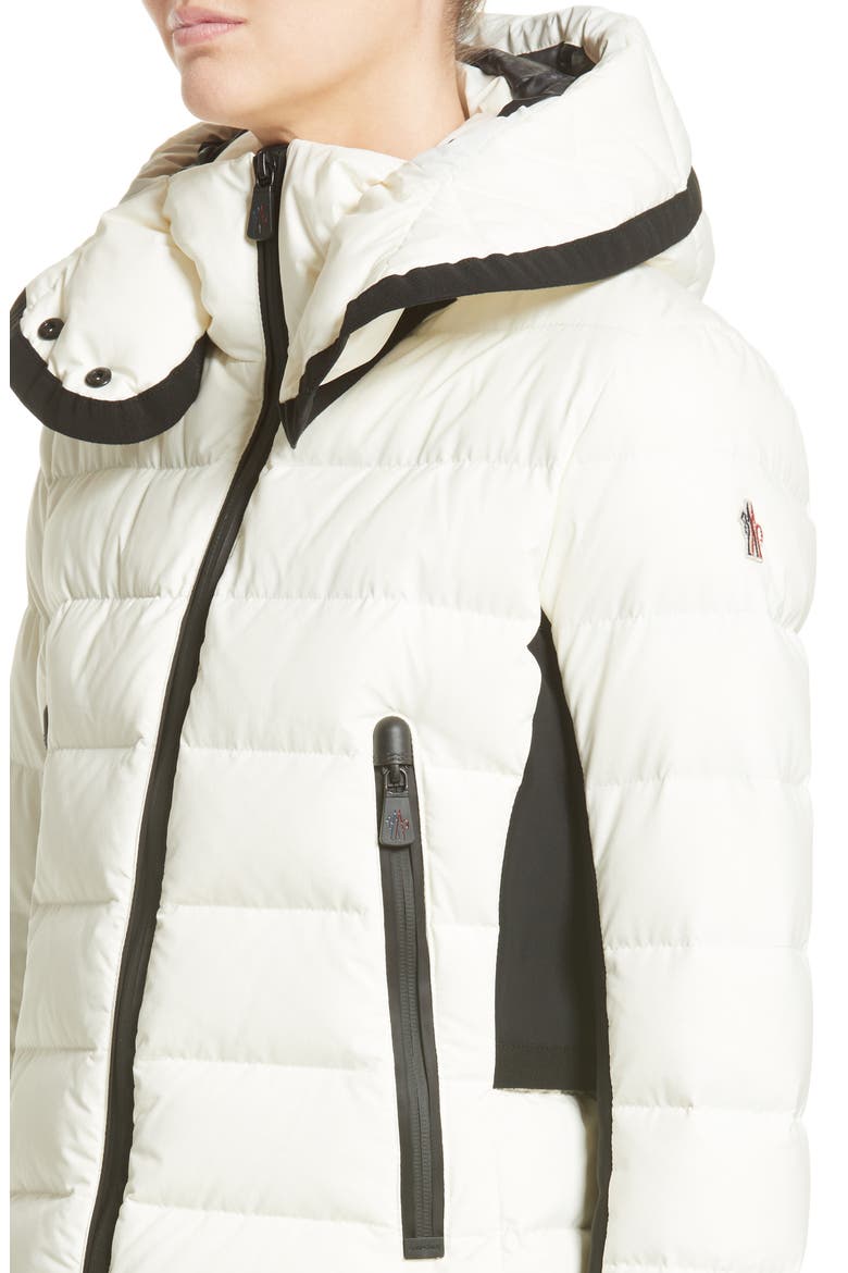 Lamoura Quilted Down Puffer Coat, Alternate, color, WHITE