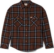 Brixton Bowery Plaid Cotton Flannel Overshirt