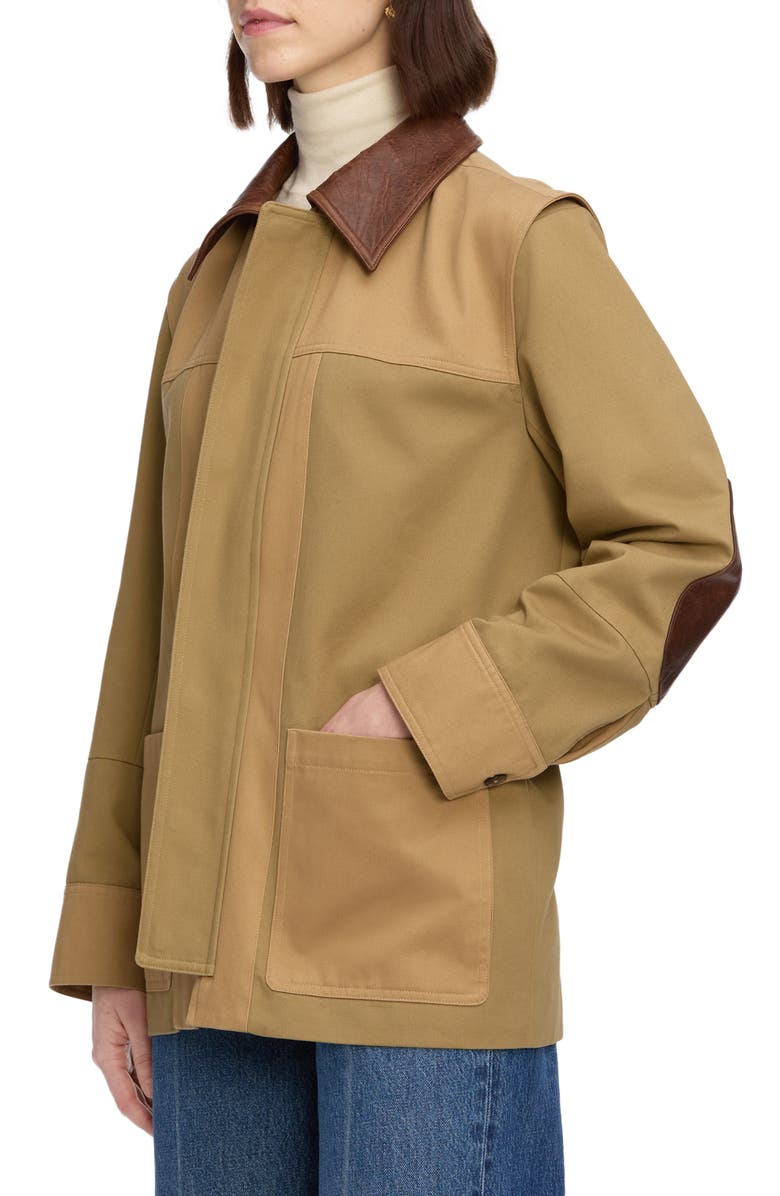 FRAME The Chore Jacket, Alternate, color, Khaki