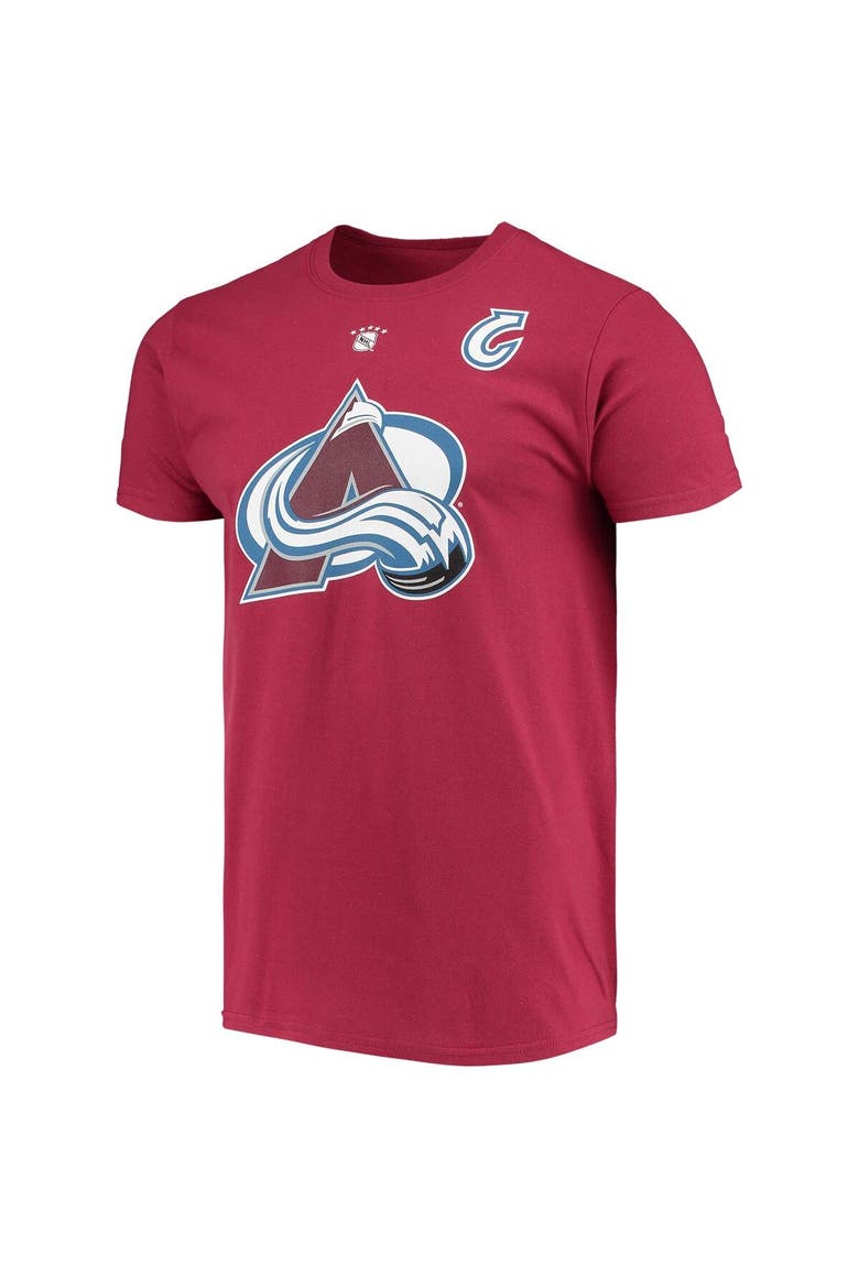 Men's Fanatics Branded Joe Sakic Burgundy Colorado Avalanche Authentic Stack Retired Player Nickname & Number T-Shirt, Alternate, color, Burgundy