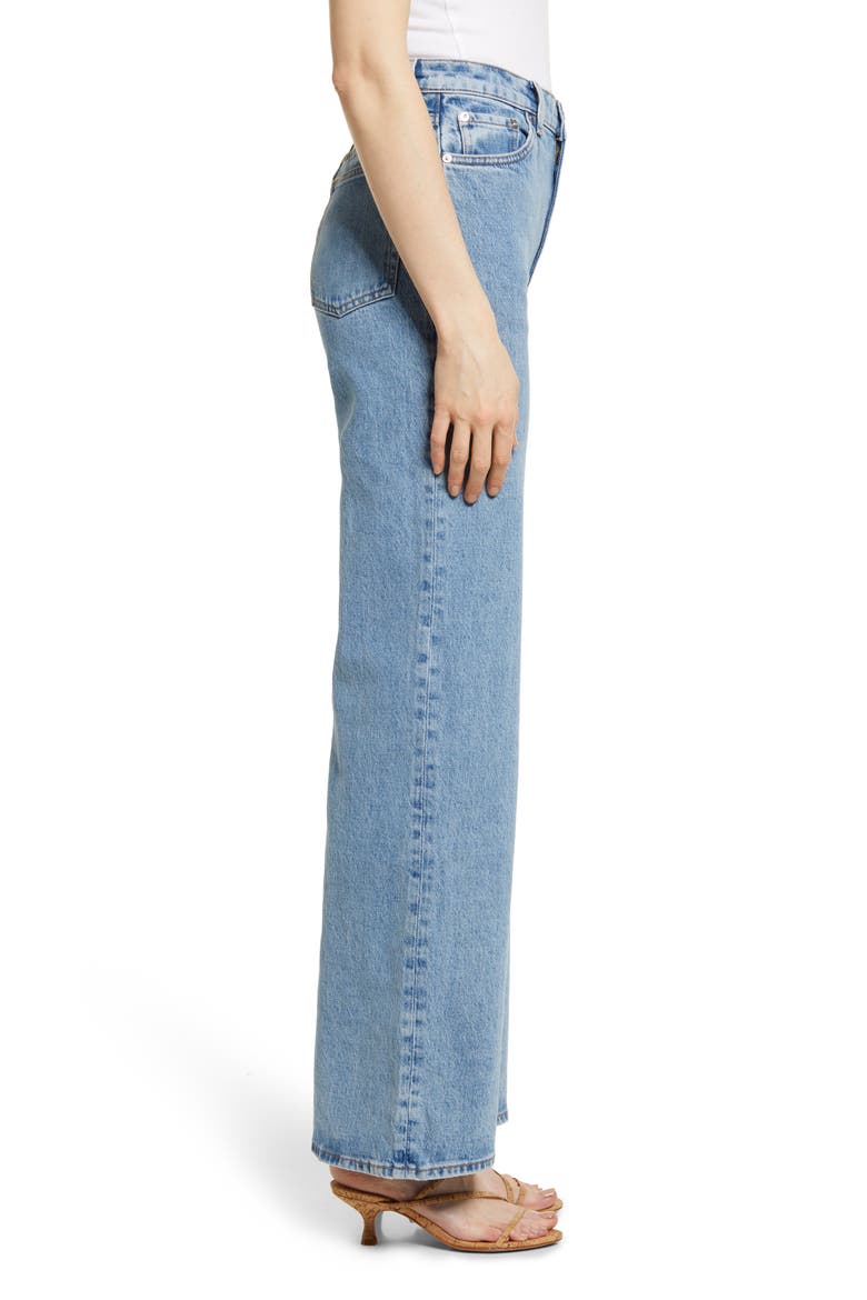 Treasure Cut High Waist Wide Leg Jeans, Alternate, color, FRESH BLUE