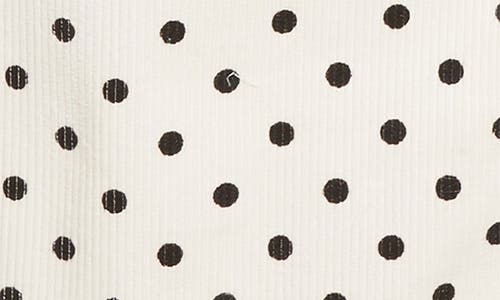 Tanner Fletcher Gender Inclusive Porter Polka Dot Coat In White