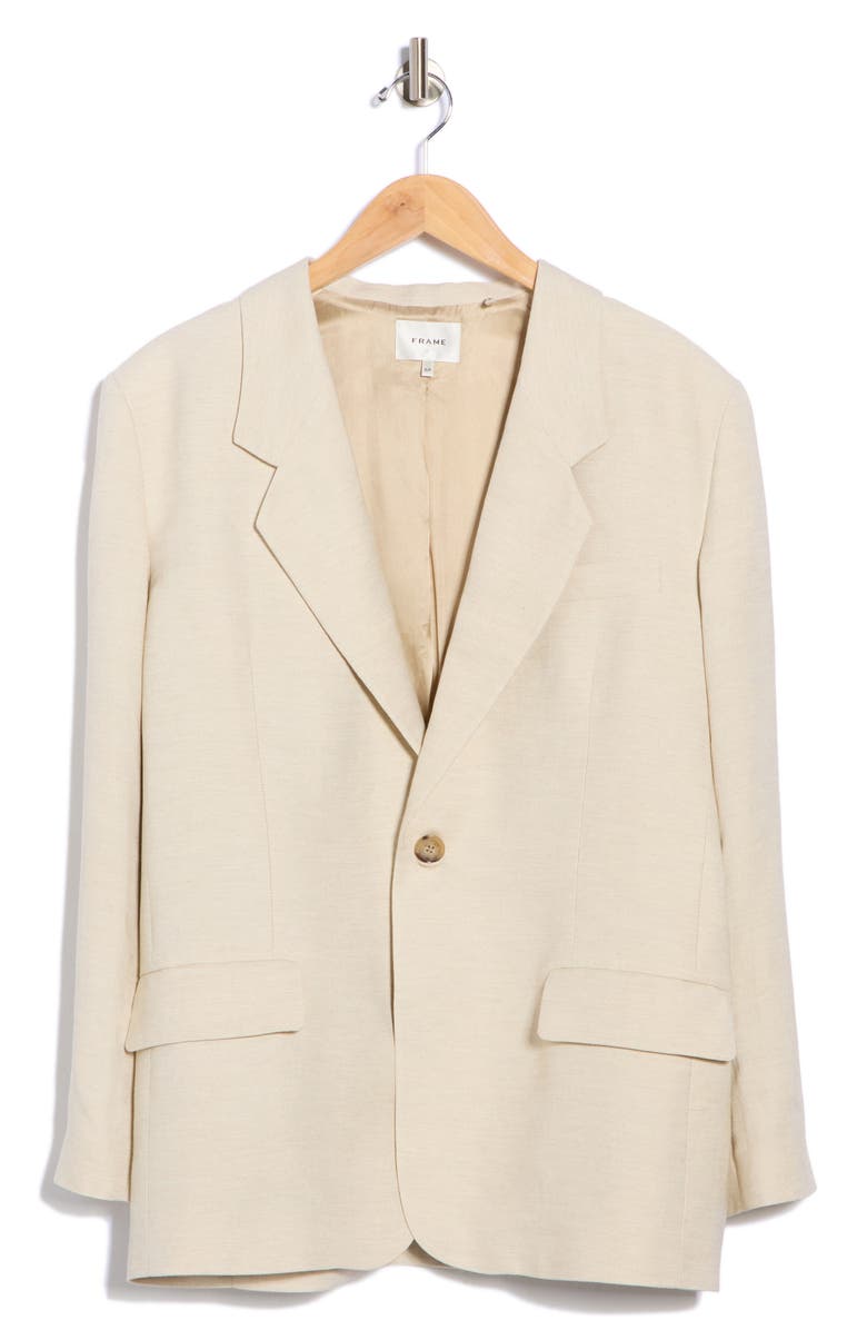 FRAME The Grandfather Blazer, Alternate, color, Flax