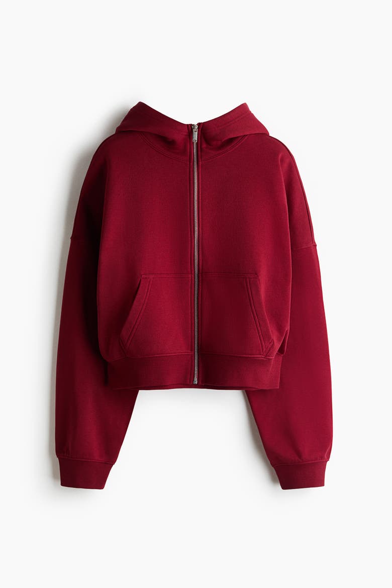 Hooded Jacket, Main, color, Dark red
