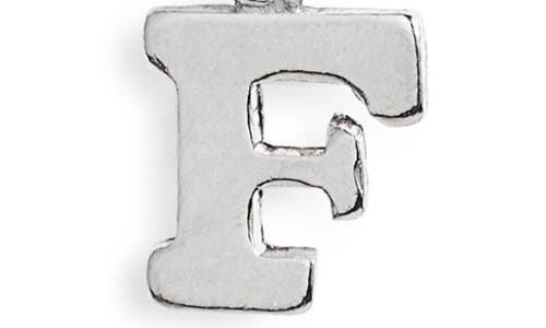 Nashelle Initial Pendant Necklace In Sterling Silver - F