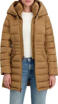 Laundry by Shelli Segal Quarter Bibbed Puffer Jacket