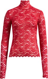 AFRM Zadie Sheer Lace Top