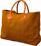 Fortela Port Canvas Bag with Leather Handles
