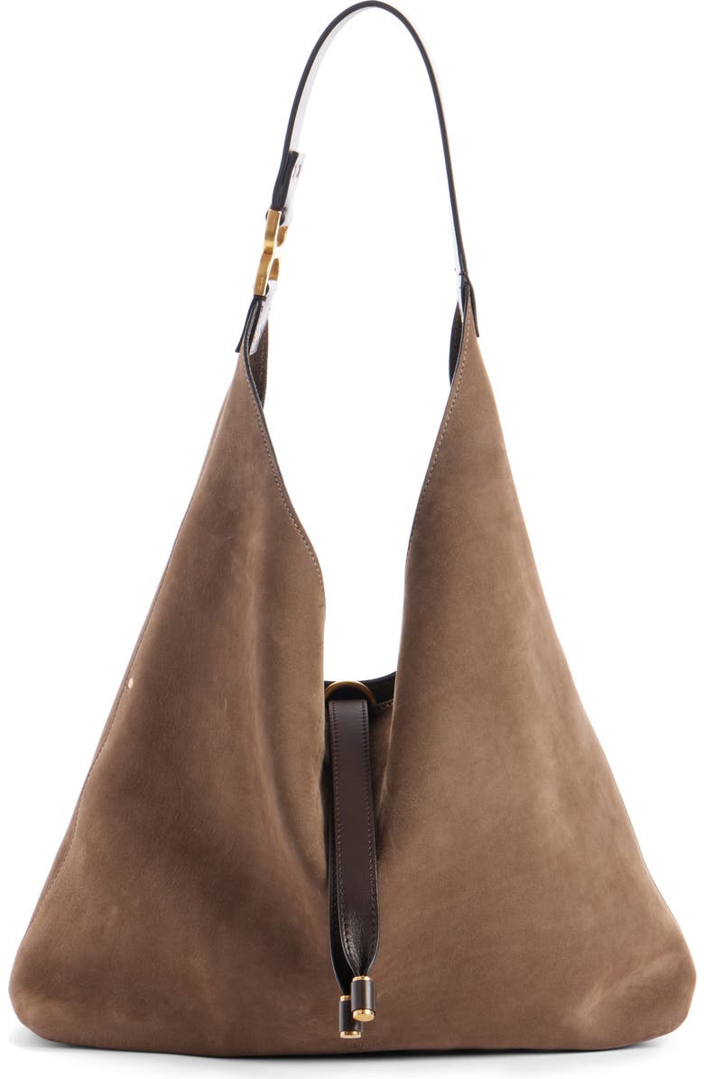 Chloé Marcie Suede Hobo Bag, Main, color,