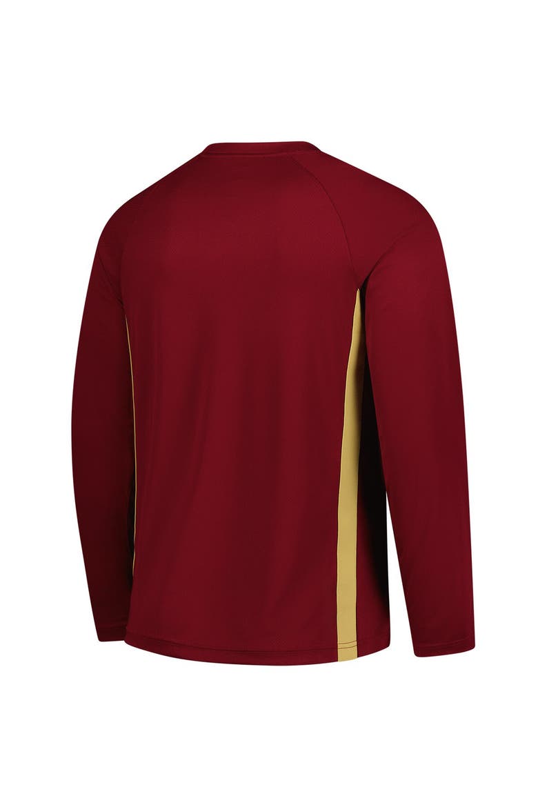 Men's Nike Wine Cleveland Cavaliers 2025/26 Authentic Pre-Game Legend Dri-FIT Long Sleeve Shooting Shirt, Alternate, color, Wine