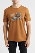 Brixton Wellston Cotton Graphic T-Shirt